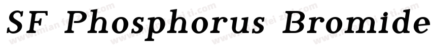 SF Phosphorus Bromide字体转换